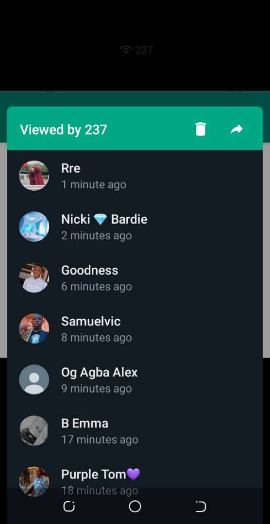 Unlimited status viewers and group number sever and also message sender